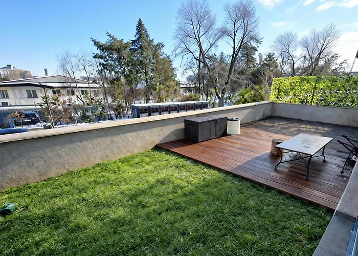 Apartment Luxury With Garden Terrace Near National Arena *