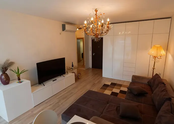 Apartment Luxury With Garden Terrace Near National Arena Bucharest